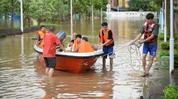 廣東英德水災嚴重 約40萬人口受影響轉移3萬余人