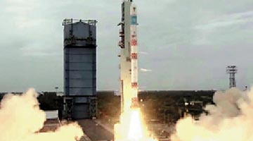 ﻿印度新型运载火箭首秀失利 两颗卫星未能进入预期轨道
