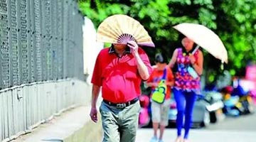 重慶繼續發布高溫紅色預警 未來三天持續晴熱高溫