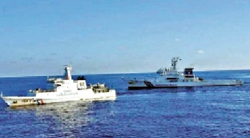 ﻿日本公务船骚扰台湾一科研船 对峙10小时