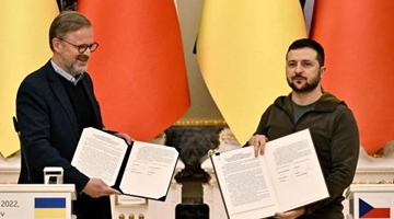 烏克蘭與捷克簽署加入北約聲明書