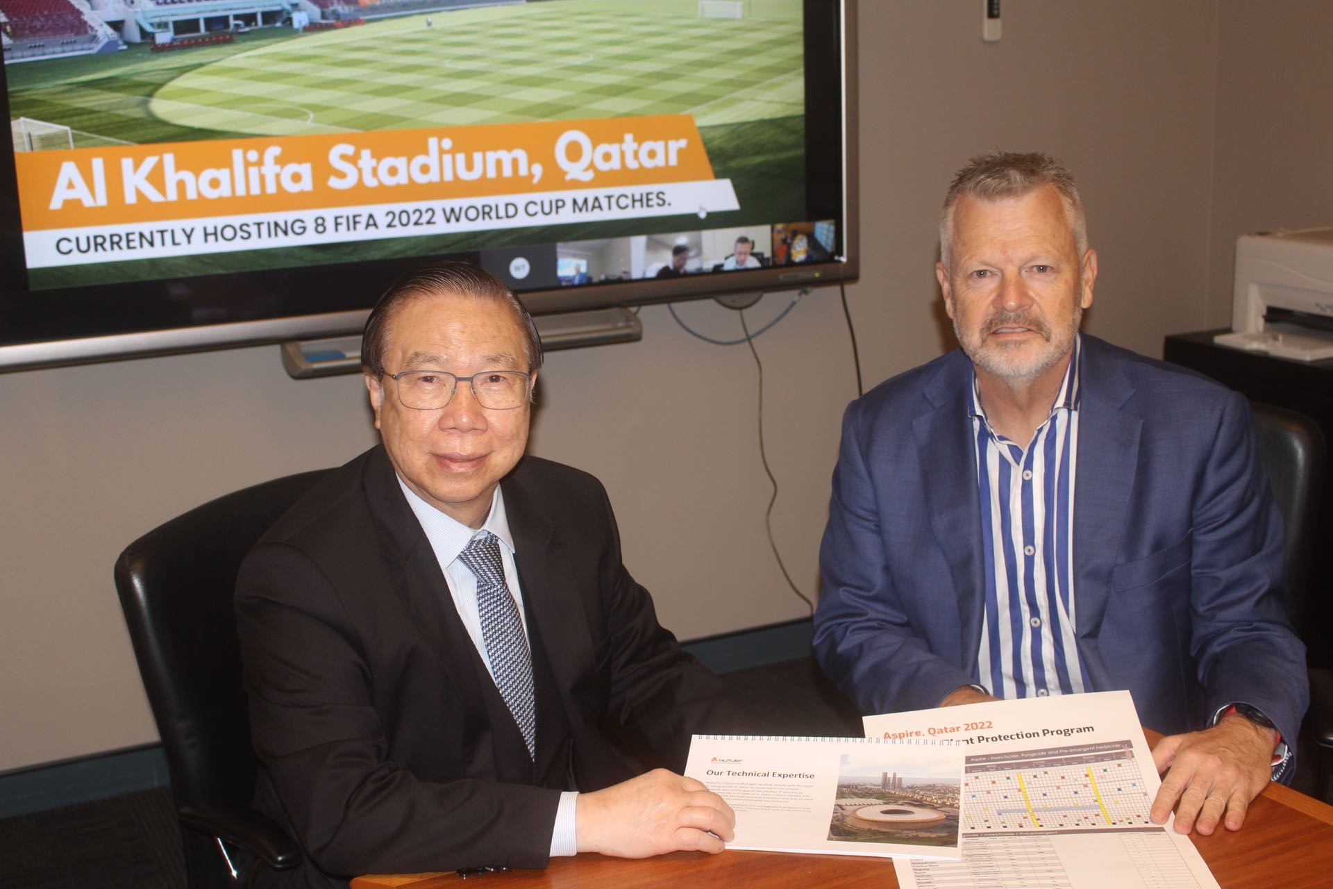 長江生命科技旗下澳洲業務 Nuturf為卡塔爾世界盃球場提供專業草地顧問服務