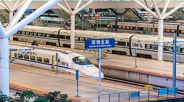?通關在望？ 深圳高鐵運行圖顯示到港車次表