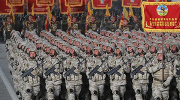 朝鲜军队军种、兵种部队均扩编 军旗也改制了
