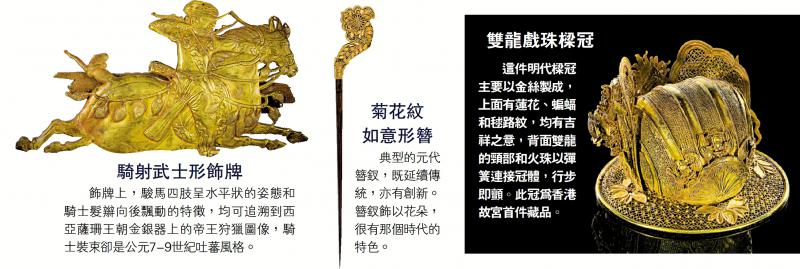 金彰華彩璀璨 香港故宮開展