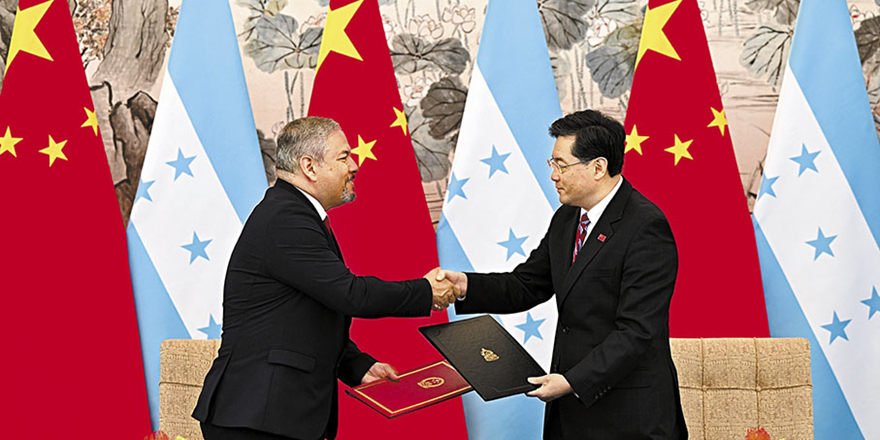 ?中国和洪都拉斯建立外交关系 洪方承诺不再同台湾进行官方往来