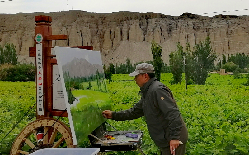 文化视线 | 油画里的和美新疆
