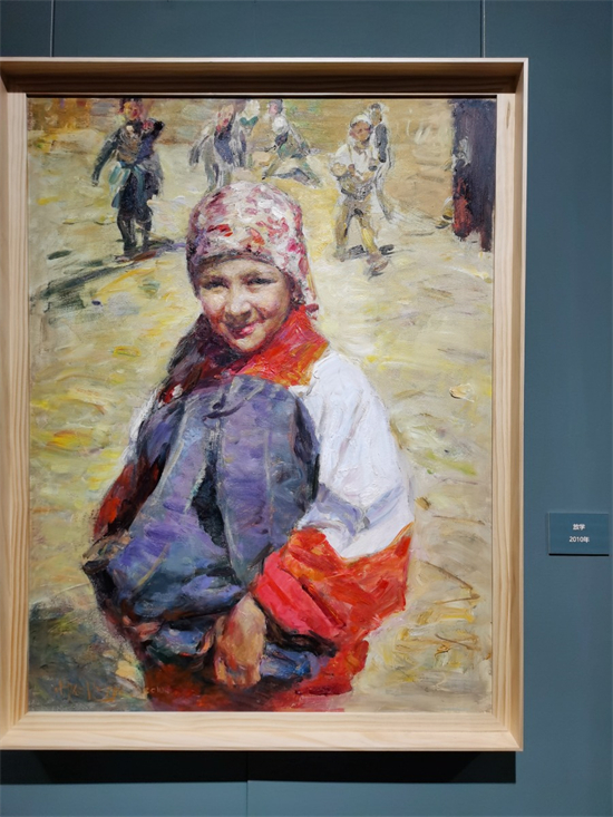 “旅美画家言师仲‘阳光下的维吾尔人’油画作品展”开幕