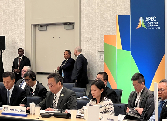 丘應樺出席亞太經合作組織貿易部長會議 呼籲成員體落實世貿措施