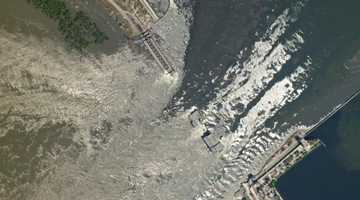 卡霍夫卡大坝被毁致城市被淹 安理会紧急开会 中方发声