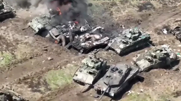 俄發視頻展示繳獲的美戰車 美國防部回應