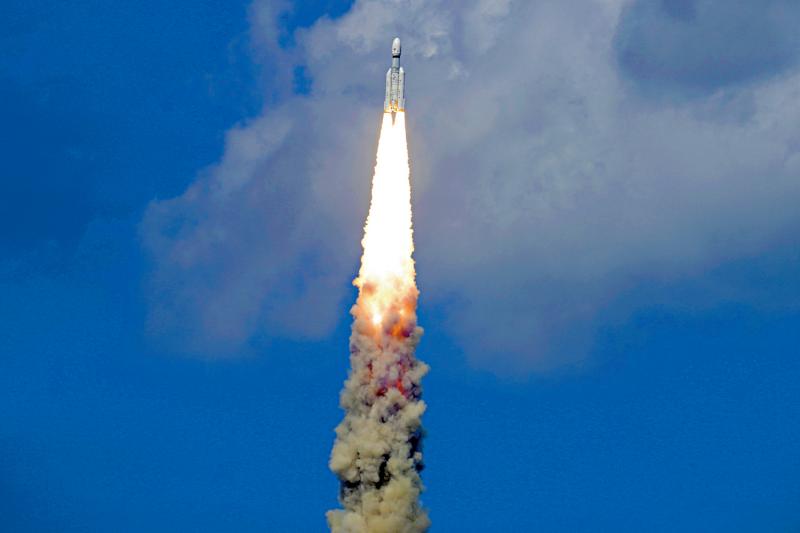 ?印度登月火箭升空　最快8月抵達