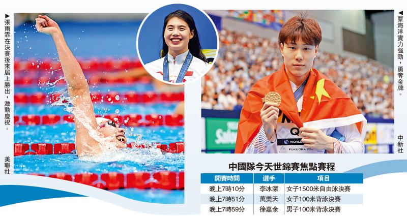 ?游出57秒69 兩日三破亞績 覃海洋100米蛙泳強勢稱王