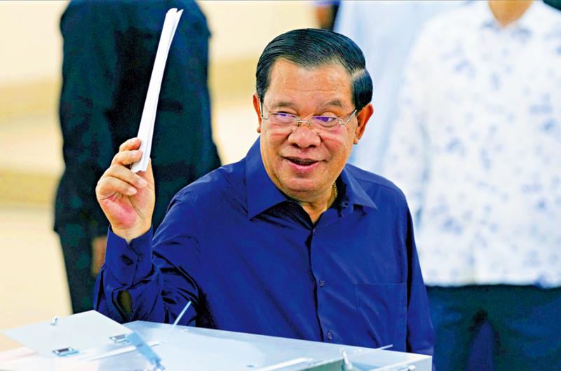 ?中方祝賀柬埔寨執政黨贏得大選