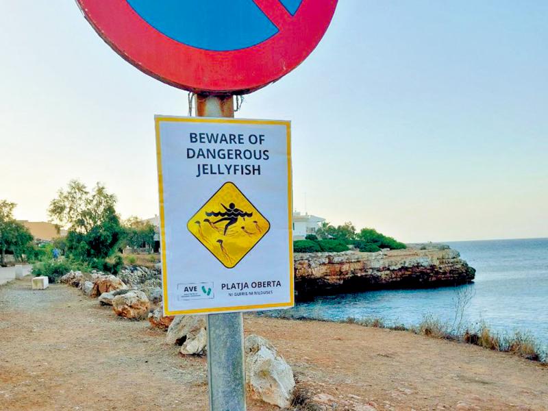 ﻿西班牙海滩现英文假告示 吓退外国游客