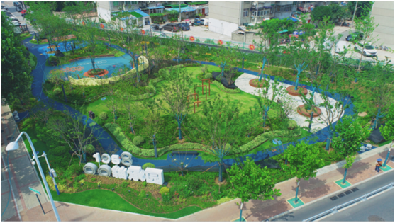 合肥蜀山：拆牆見綠 打造身邊的「口袋遊園」