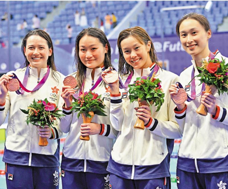 ﻿香港女子混合接力铜牌“失而复得”
