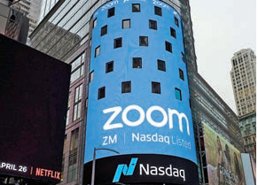 投资Zoom大赚 最少十倍逾720亿