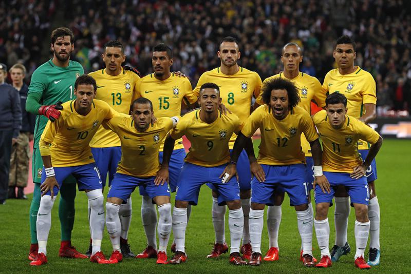 关于世界杯巴西队名单的信息