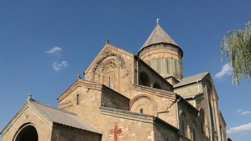 绝色高加索山和独特教堂的格鲁吉亚之旅