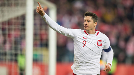 波兰巨星莱万登陆世界杯首战塞内加尔
