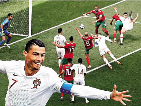 葡萄牙杀出小组赛 摩洛哥黯然世界杯