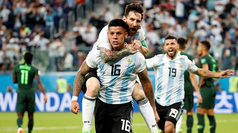 阿根廷2比1战胜尼日利亚 晋级十六强