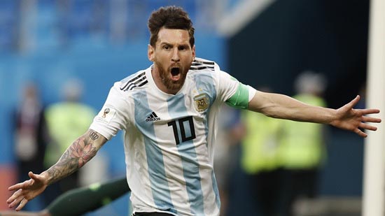 梅西率队涉险突围 阿根廷2-1尼日利亚晋级16强