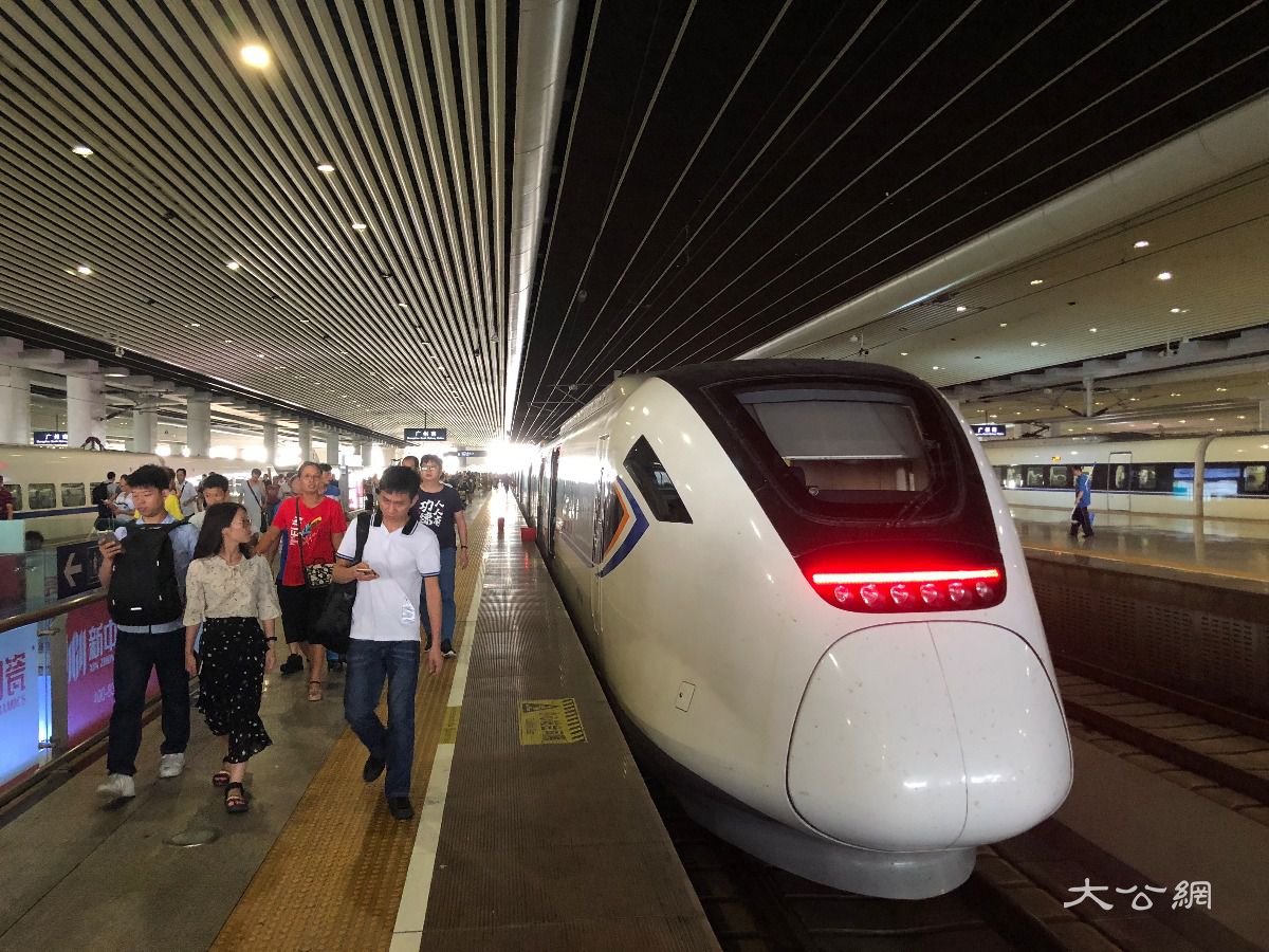 广深港高铁开通图片