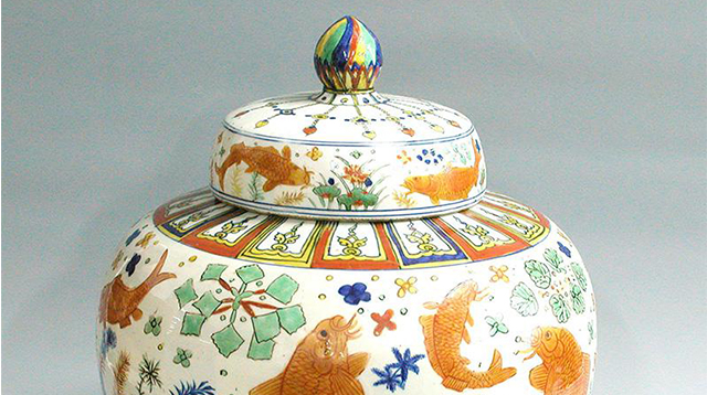 ﻿中国古陶瓷釉上五彩工艺