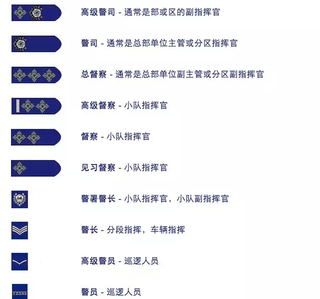 香港警队架构图解图片
