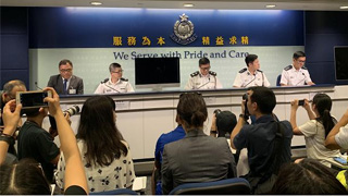 香港警方：暴徒行为变本加厉 8月9日至12日总计拘捕149人