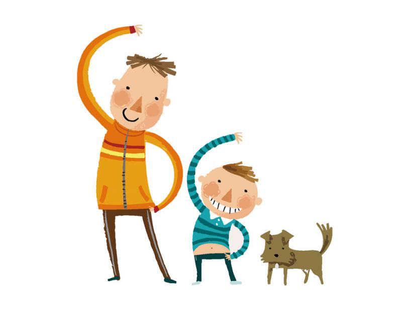 图:父母是孩子的重要模仿对象/资料图片