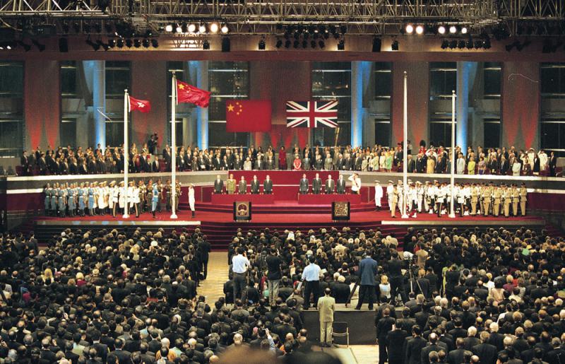 1997年香港回归照片图片
