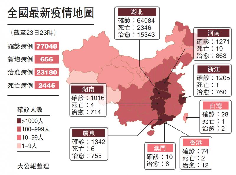 中国疫情地图颜色显示图片