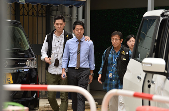 参与721暴动立法会议员林卓廷及许智峯被捕