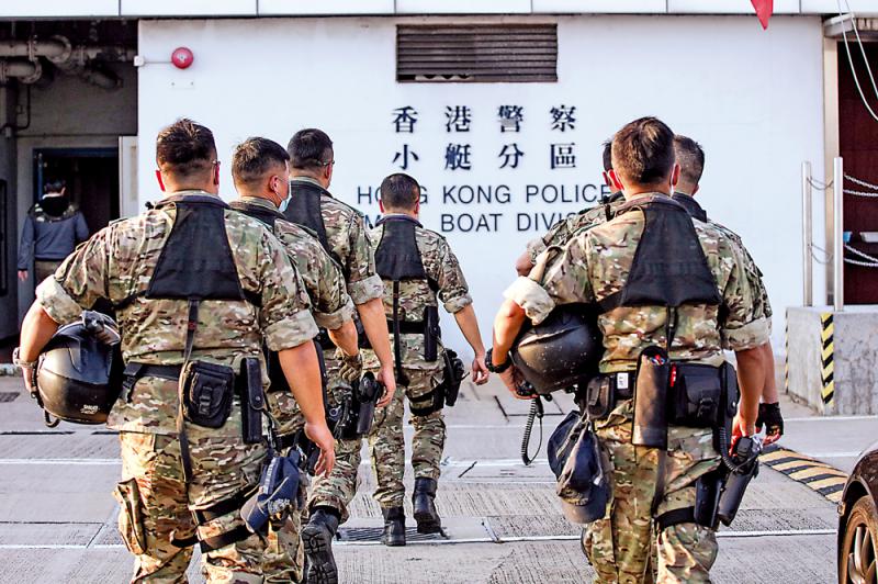 香港水警制服图片