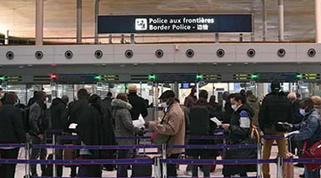 法国发布入境新规 中国属橙色区域