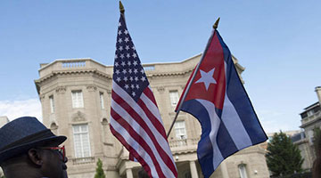 美一意孤行继续封锁古巴 联大184比2高票力挺古巴