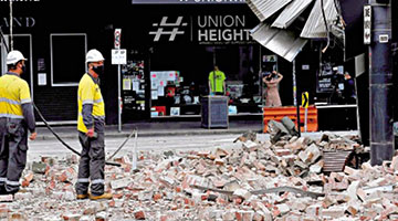 澳大利亚罕见5.9级地震 墨尔本商业区受损