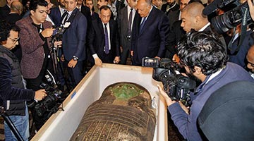 ﻿埃及从美追回2700年历史“绿色石棺”