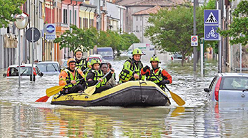 ﻿意大利洪灾逾3.6万人逃离家园