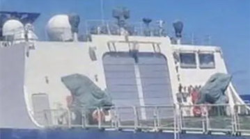 中方敦促菲律宾：仁爱礁的坐滩军舰 拖走！