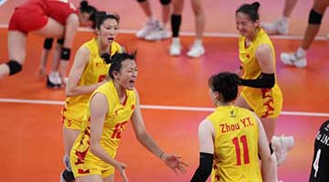 中国女排夺冠 中国代表团已获90金