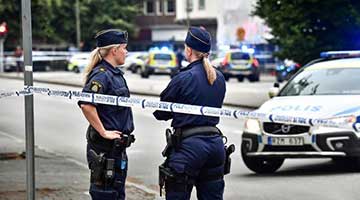 恐怖主义风险增加 英国对前往瑞典发警告