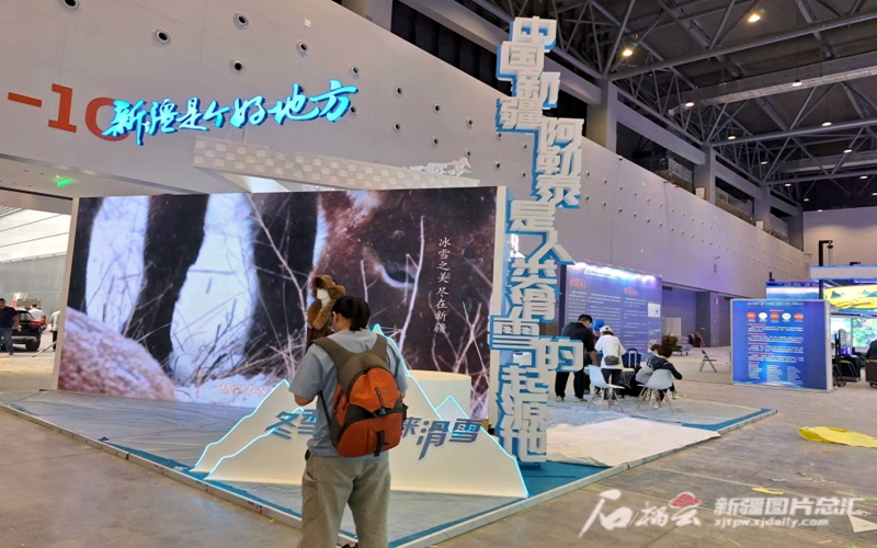 新疆美景“走入”2023中国—东盟博览会旅游展