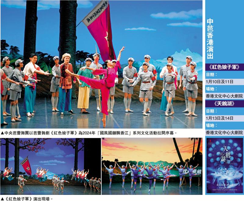 ﻿穿戎裝跳芭蕾  《紅色娘子軍》經典再現香港
