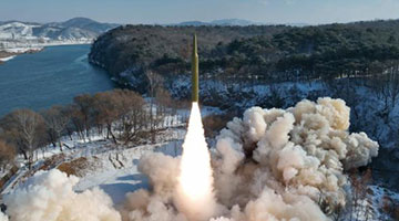 朝中社：朝鮮成功試射中遠程固體燃料彈道導彈