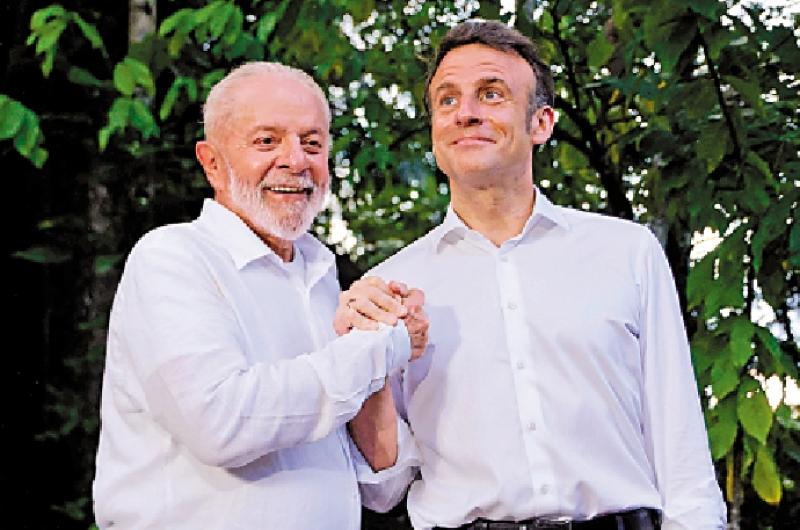 ﻿马克龙访问巴西 修补两国关系