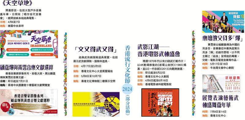 ﻿香港流行文化节2024（部分活动）